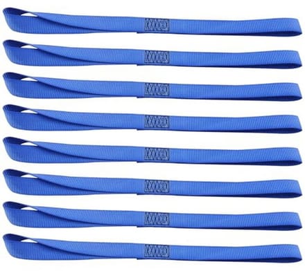 Soft Loop Tie-Down Riemen 8PK - 3600lbs Breeksterkte voor Fietsen en Voertuigen