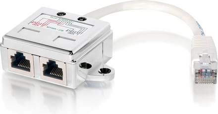 Equip network splitter wit - Per stuk