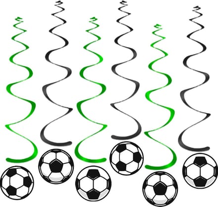 BTH – Slingers – Verjaardag Versiering – Feestversiering - Voetbal Slinger – Decoratie - Feest Artikelen - Groen