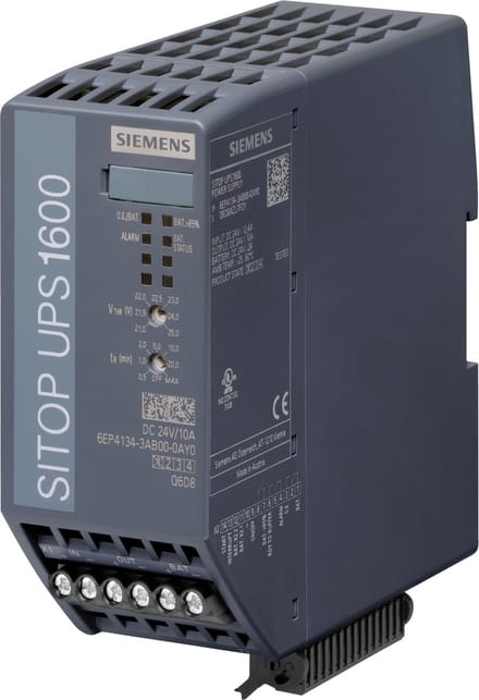 Siemens Sitop ups1600 10 a uninterruptible power supply input: