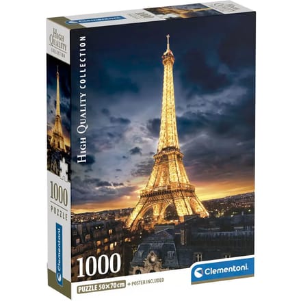 Clementoni - Puzzel - 1000 Stukjes - Eiffeltoren - Puzzel Voor Volwassenen - High Quality Collection