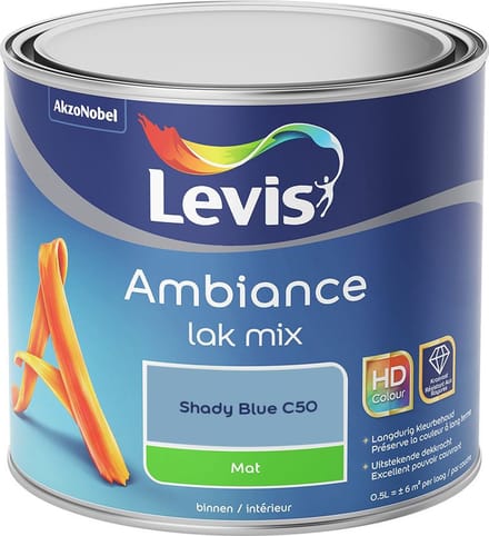 Levis - Ambiance Lak Mat Mix - Shady Blue C50 - Mengverf - 0,5 L