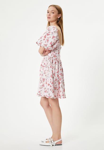 Mini-lengte Vorm A A-Linien-Kleid