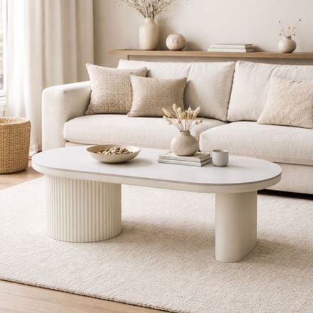 Milton & Oldbrook Salontafel 130 cm Kavala Wit