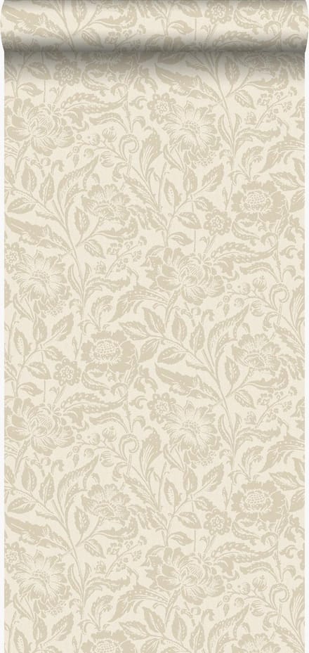 Origin Wallcoverings behang bloemen crème - 53 cm x 10.05 m - 347026