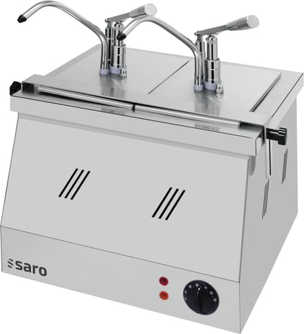 Bainmarie 2 X 1/4 En 2 X 1/6 Met Pompkop Model Bm-0214, Saro 421-2500