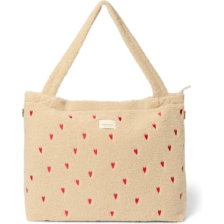 Studio Noos teddy mom bag luiertas ecru hearts