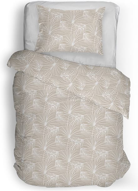 Snoozing Gigi Dekbedovertrek - Eenpersoons - 140x200/220 cm - Beige