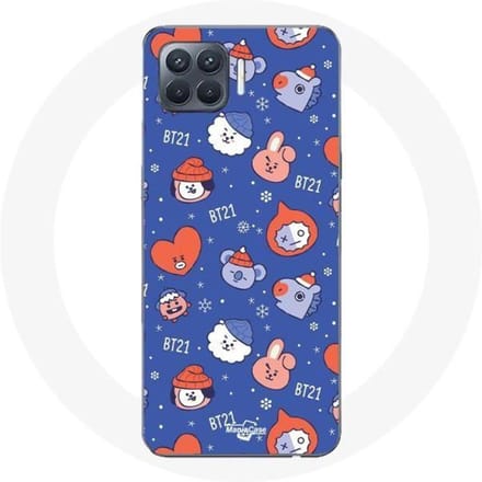 Coque pour Oppo A93 BTS Bangtan Sonyeondan BT21 Noël 2023