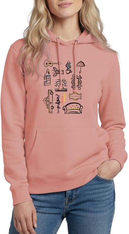 Friends Symbolen Hoodie Dames