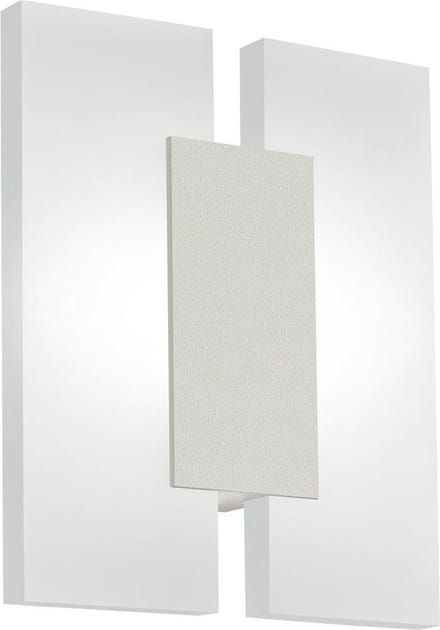 EGLO Metrass 2 - Wand/Plafondlamp - 2 Lichts - Nikkel-Mat - Gesatineerd
