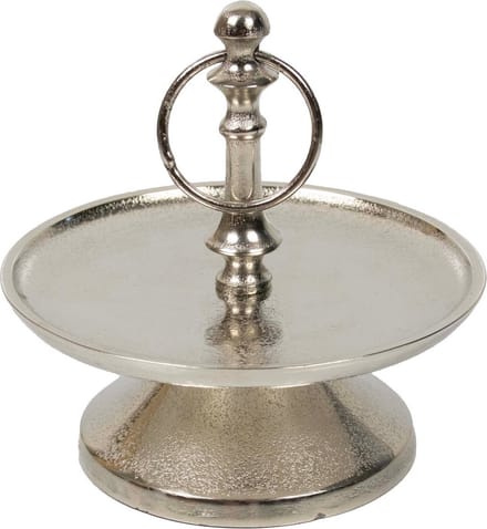 keuken etagère zilver rond 1 laag 20cm
