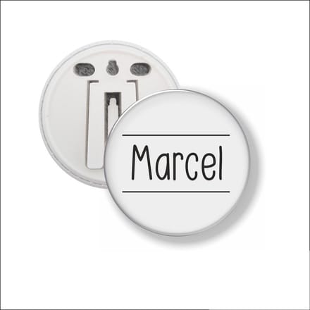Button Met Clip 58 MM - Marcel