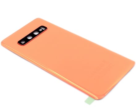 Achterkant Geschikt voor Samsung Galaxy S10 Plus – Premium – Oranje