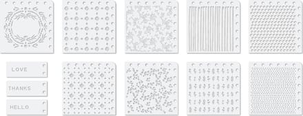 We R Makers - precision press advanced stencils 12pk