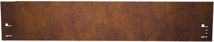Set van 10 Borderrand Cortenstaal - Kantopsluiting - 120 cm lang, 13,5 cm hoog - Thermisch verzinken