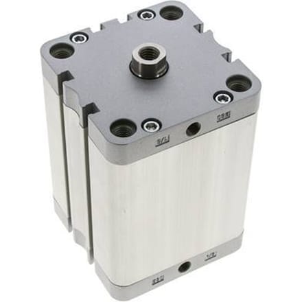 ISO 21287 Compacte Dubbelwerkende Cilinder 80-80mm - Magnetisch