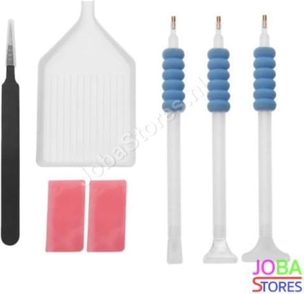 Diamond Painting "JobaStores®" Toolkit Deluxe met pincet