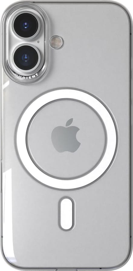 Nudient Thin Precise Case geschikt voor Apple iPhone 16 V3 - Transparant - MS