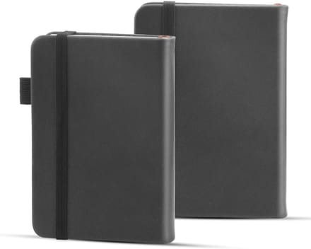 Klein notitieboek A7 formaat met 100 pagina's voor school, kantoor en thuis - 2 pack