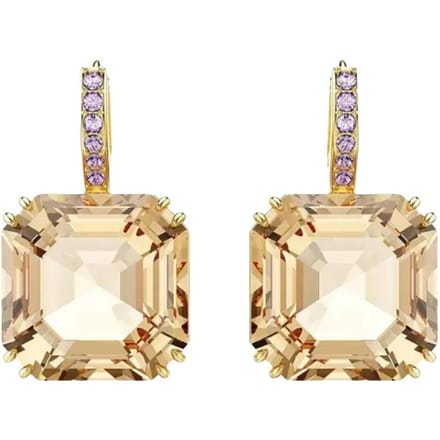 Swarovski Waterdruppel Ontwerp Geluks Kristal Oorbellen Dames oorbellen Bruin 5725744 Box (Random Color) beige