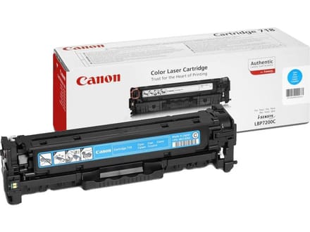 Canon 718 toner cartridge cyaan (origineel)