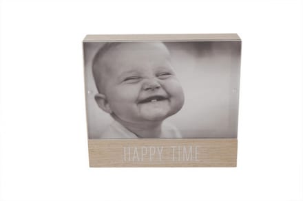 FOTOLIJSTNATUUR HOUT 15X3,5XH13CM HAPPY TIME