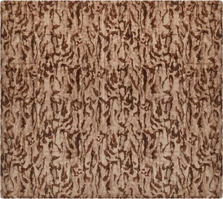 BAKIRA - Bedsprei - Bruin - 200 x 220 cm - Nepbont
