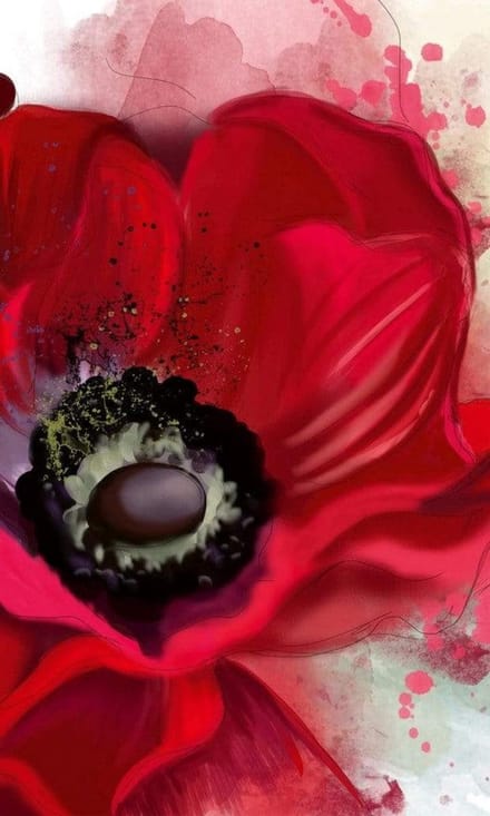 Fotobehang - Poppy 150x250cm - Vliesbehang