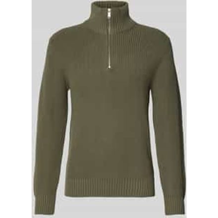 Gebreide pullover met schipperskraag