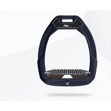 Veiligheidsstijgbeugels voor endurance in aluminium/grijs/bruin Flex-On Safe-On