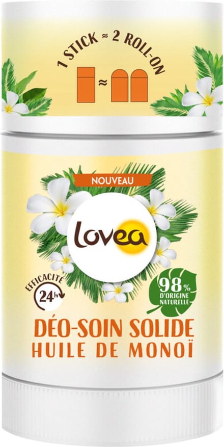 Lovea Solid Deodorant Tahiti Monoi - 50 gr