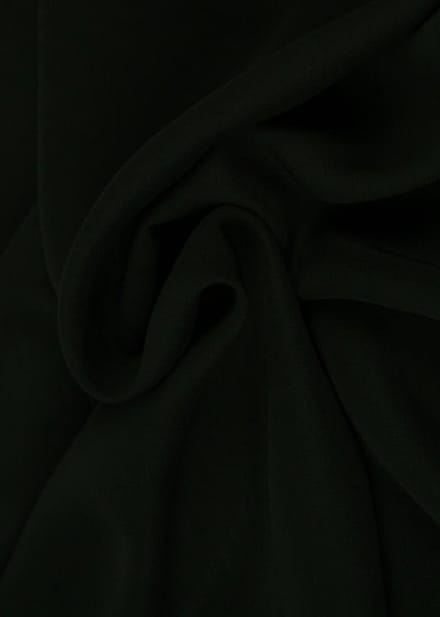Chiffon stof - Zwart - 15 meter