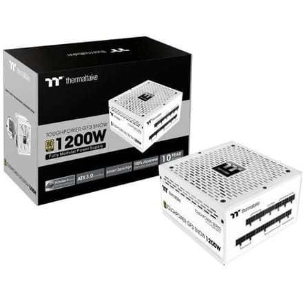 Thermaltake Toughpower GF A3 Snow 1200W PC-netvoeding 1200 W ATX 80 Plus Gold