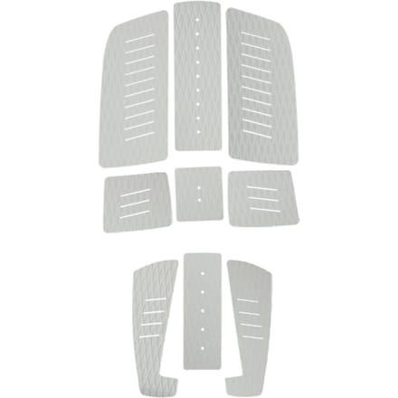 EVA Deck Traction Pad Antislip Surfboard Mat Surf Tail Pad Mat voor Longboard Paddle Board grijze kleur