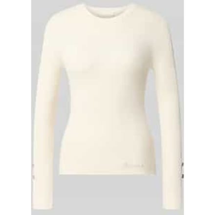 slim fit shirt met lange mouwen van viscosemix model 'Ellie'