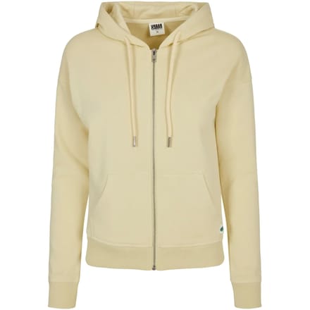 Urban Classics Vest met capuchon -3XL- Organic Terry softyellow Geel