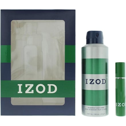 Ensemble Izod: Vert, Spray Parfumé, Pour Hommes, 200 ml + Vert, Eau De Toilette, Pour Hommes, 15 ml