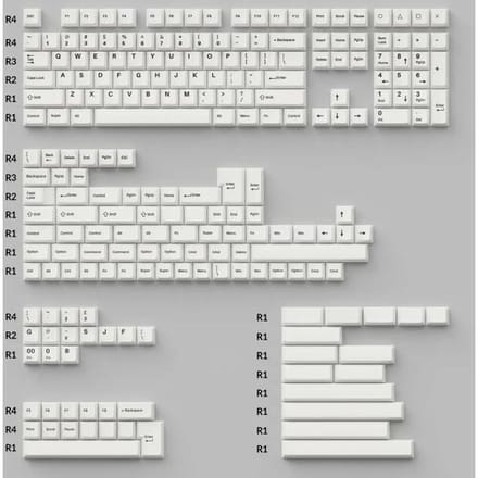 Keychron Double Shot Cherry PBT Keycaps