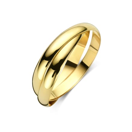 Geelgouden Ring 4035222 – 14 Karaat Goud 2 x 2,7 mm