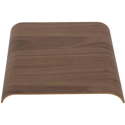 AYTM Curva dienblad, walnootkleurig, 33 x 32 x 4 cm, hout