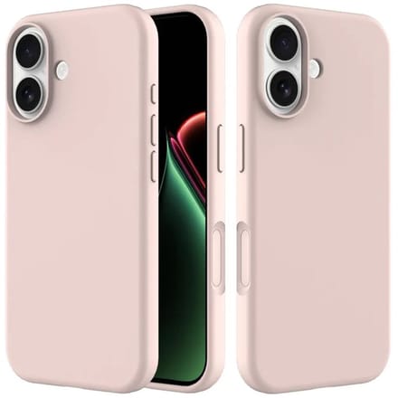 MobyDefend Hoesje - Geschikt voor iPhone 17 - Matte Siliconen Backcover - Roze