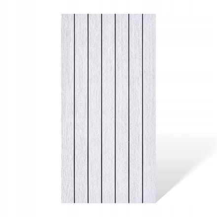 DMS Serie - Decoratief Zelfklevend Paneel - Houtimitatie - Lichtgrijs - 4 Stuks