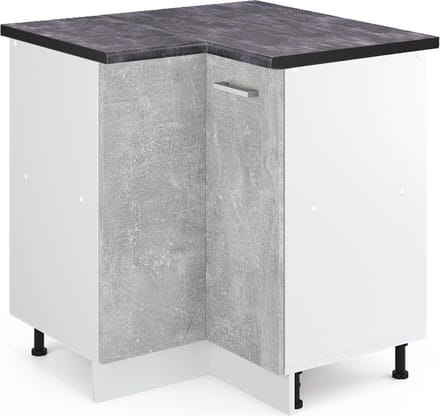 Vicco R-Line Hoekkast – 75.6 cm, WB Antraciet Beton