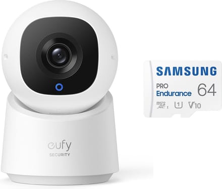 eufy Security - Indoor Cam C220 + SD card 64 GB - Bundel