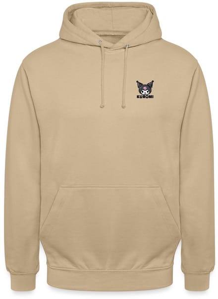 Kuromi Geborduurd Portret Hoodie Unisex