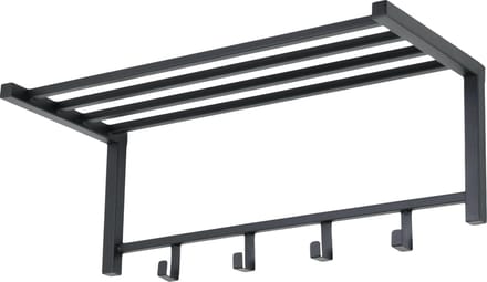 LOFT42 Bergamo Kapstok - Zwart – Metaal – 4 haken