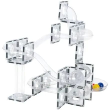 MNTL Magnetic tiles knikkerbaan 120-delig transparant