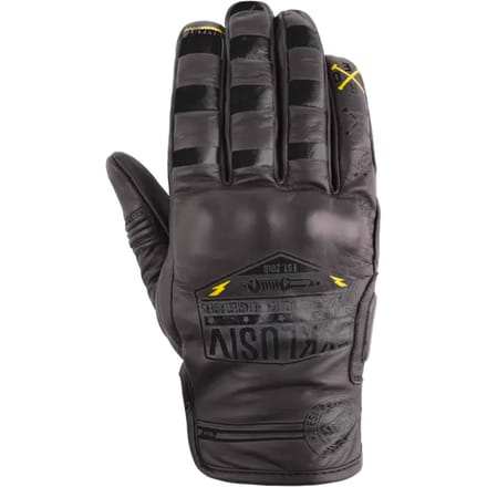 Winter leren motorhandschoenen Exklusiv Iron Glitch