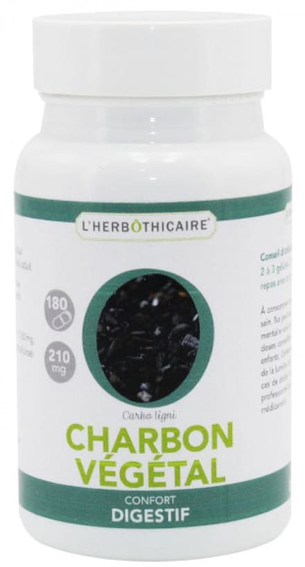 L'Herbôthicaire Plantaardige Kool 180 Capsules